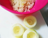 まるごと玉ねぎと肉団子のトマト煮作り方1写真