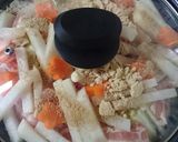 野菜たっぷり！白菜鍋（味噌味）作り方8写真