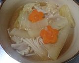 野菜たっぷり！白菜鍋（味噌味）作り方14写真