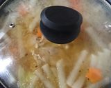 野菜たっぷり！白菜鍋（味噌味）作り方13写真