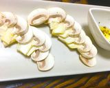 オリーブ塩で生マッシュルーム作り方3写真