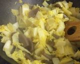 白菜とこんにゃくのピリ辛豆板醤炒め作り方4写真