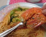 赤海老とブロッコリのビスク　スパゲッティ作り方12写真