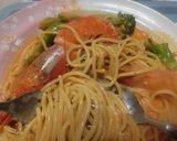 赤海老とブロッコリのビスク　スパゲッティ作り方13写真