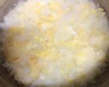 簡単ゴマ油かおる優しい味の卵お粥(雑炊)作り方3写真