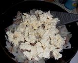 ★れんこんと豆腐のマーボー風炒め★作り方3写真