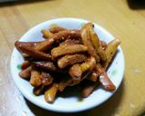 調理１分おつまみ！柿の種ごま油燻り作り方4写真