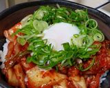 ルーさんのとろ玉ネギネギキムチ丼！作り方9写真