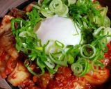 ルーさんのとろ玉ネギネギキムチ丼！作り方8写真