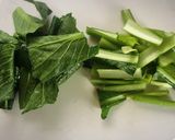 【低カロリー】小松菜カッテージチーズ和え作り方1写真