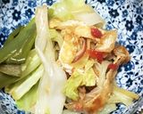 体にお口に優しい簡単ネギキャベツ和え作り方4写真