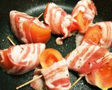 絶品！豚バラトマトチーズ焼き作り方4写真