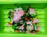 えごま油で☆白菜 パプリカ 温野菜サラダ作り方1写真