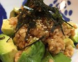胡麻油香る♡アボカド納豆作り方4写真