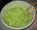 千切りキャベツのおかずサラダ♪作り方1写真