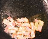 ベーコンとしめじのペペロン丼〜温玉のせ〜作り方2写真
