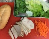 残り物チキンで☆ベトナム風サンドイッチ作り方2写真