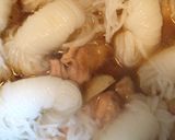 簡単な鶏肉とゴボウ白滝煮込み作り方5写真