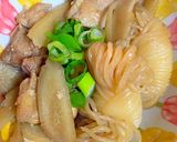 簡単な鶏肉とゴボウ白滝煮込み作り方6写真