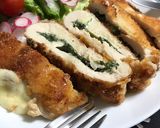 鶏むね肉で揚げ焼きチーズチキンカツ作り方8写真