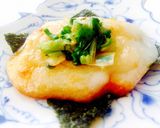 簡単おかず餅！胡麻油の醤油ネギ塩焼き餅♬作り方4写真