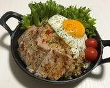 簡単絶品♡ナシゴレンのステーキ添え作り方4写真