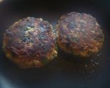 栄養満点♡ほうれん草入りハンバーグ♪作り方4写真