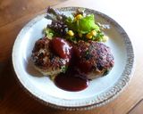 栄養満点♡ほうれん草入りハンバーグ♪作り方5写真