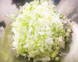 納豆に合うレモン果汁とごま油のネギソース作り方1写真