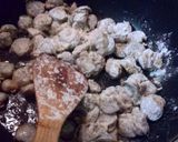 白菜とベビーホタテの中華クリーム煮作り方1写真