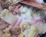 白菜とベビーホタテの中華クリーム煮作り方4写真