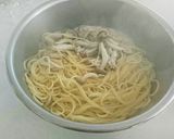 漢飯！超簡単な明太子クリームパスタ☆作り方4写真