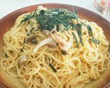 漢飯！超簡単な明太子クリームパスタ☆作り方5写真