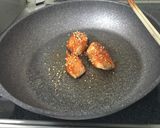 お弁当に☆塩シャケの☆ケチャップ焼き作り方3写真