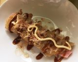 魚肉ソーセージでお好み焼き巻き作り方6写真