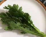 春菊のサラダ作り方1写真