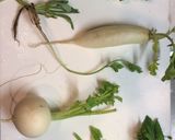 七草のクリームパスタ作り方2写真