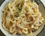 ツナ玉ねぎのマヨネーズうどん作り方4写真
