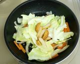 低たんぱく でんぷん生パスタでちゃんぽん作り方1写真