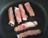 簡単！幼児食 余ったきんぴらの豚肉巻き作り方3写真