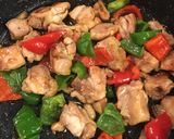 カラフルとり照り焼き丼作り方6写真