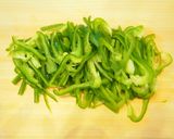 ピーマン苦手さんでもOK　簡単きんぴら作り方1写真