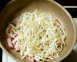 早い☆ベーコン もやし 豆苗 バター炒め作り方2写真