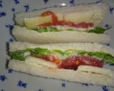 トマトとチーズのカプレーゼサンドイッチ作り方11写真