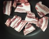 焼き大根と豚バラ肉の煮物作り方4写真