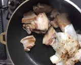 焼き大根と豚バラ肉の煮物作り方5写真