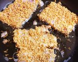 チキンラーメンを使ったまぐろのあらカツ作り方6写真