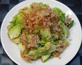 つぼみ菜とツナの炒め物作り方6写真