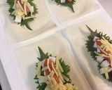 山芋と明太子のヘルシー春巻き作り方2写真