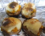 簡単☆１５分かぼちゃチーズのキノコ焼き作り方4写真